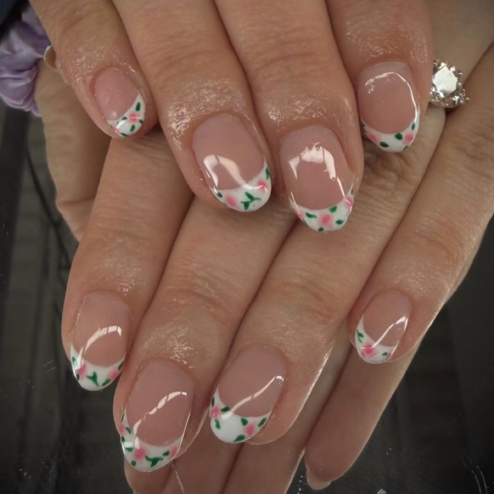Gel Refill: French Tip at Elle | Ashair Salon in Grandville, MI