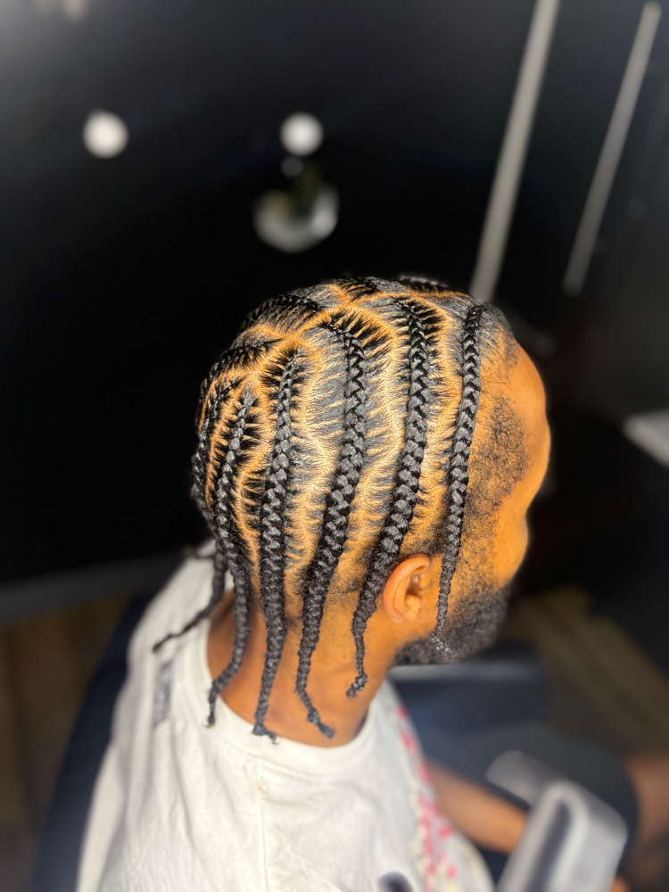 Male Stitch Braids at Everythhing Hair in Atlanta, GA