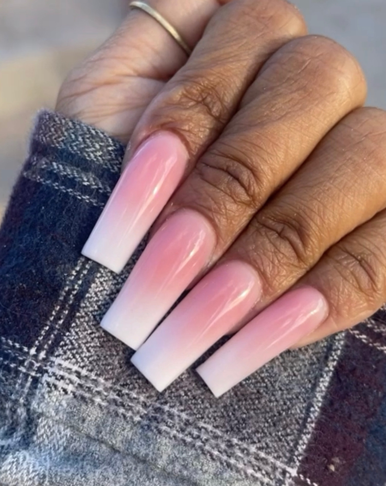 Classic Pink & White Ombré