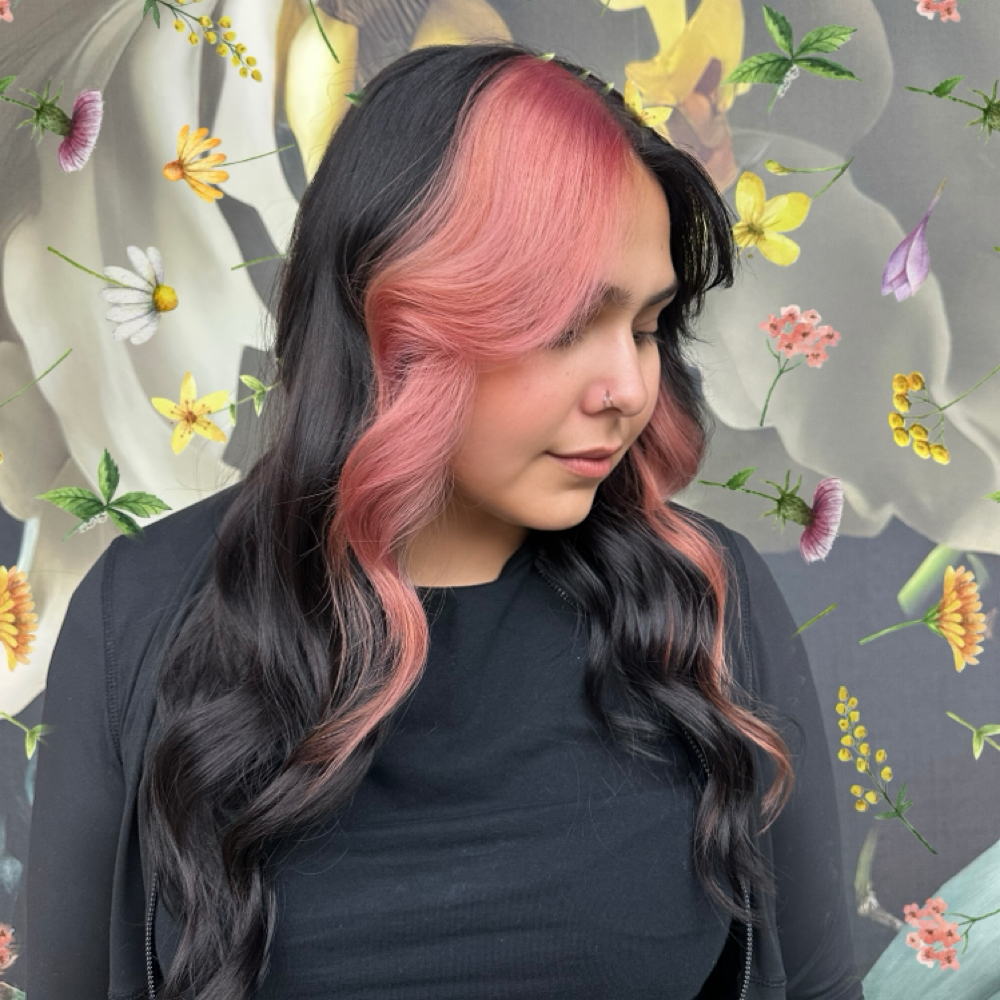 Color Blocking Or Money Piece at Velvet Moon Hair & Nails Studio in Ventura, CA
