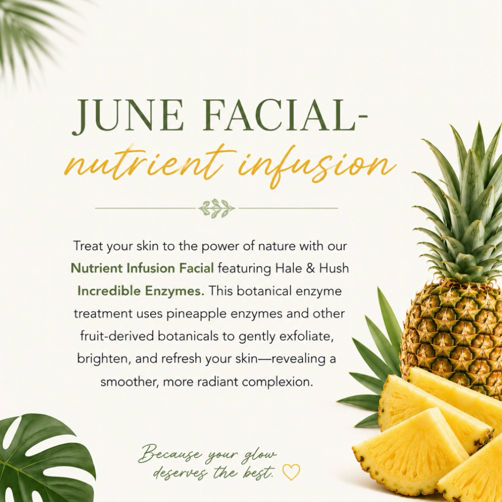 June Facial- Nutrient Infusion at Saol Nua Spa in New Berlin, WI