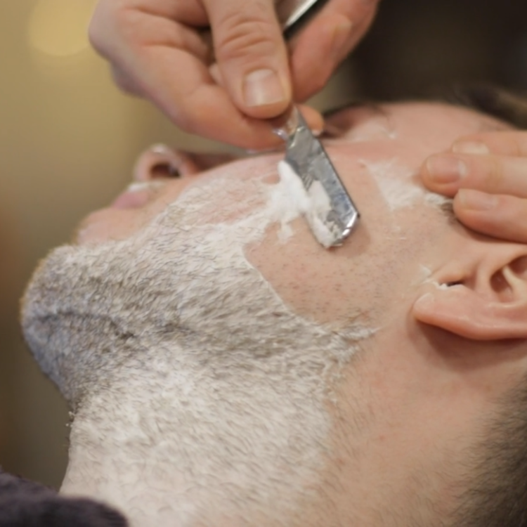 Straight Razor Face Shave at Ole Glory Barbershop in Nashville, TN