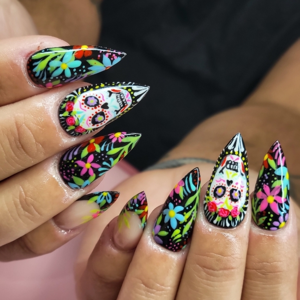 LONG ACRYLICS at The Fox Den in Little Falls, MN