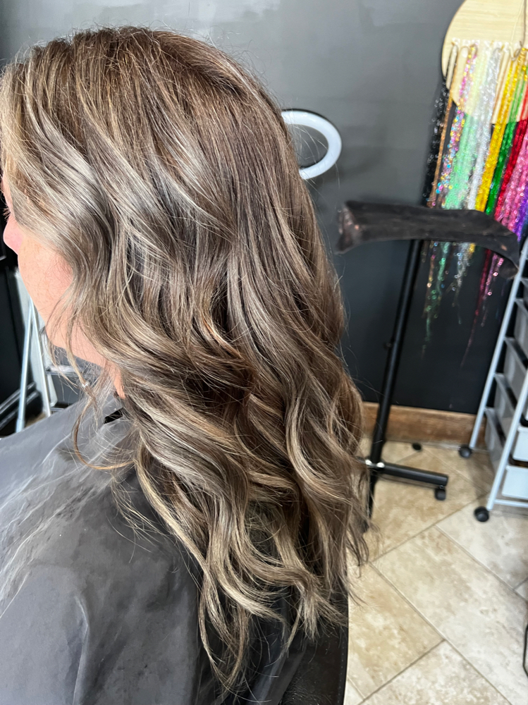 All Over Color And Highlights