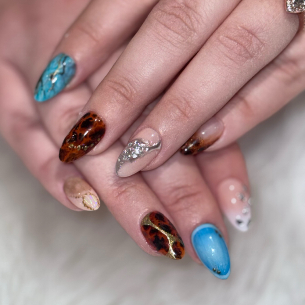 Custom Press-on Set at Nails by Noa in Las Vegas, NV