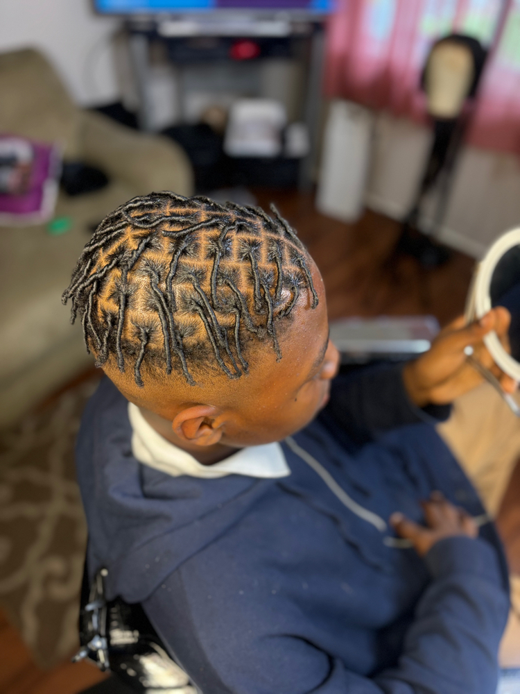 Starter Locs (Half head) at Touched By Angel in Stockton, CA