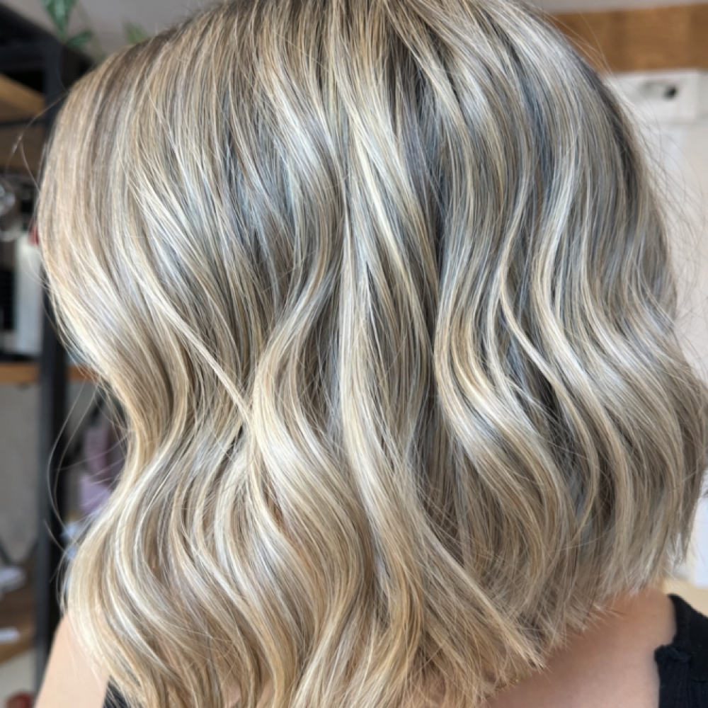 Full Highlight + Haircut at Esencia Hair Studio in Nazareth, PA
