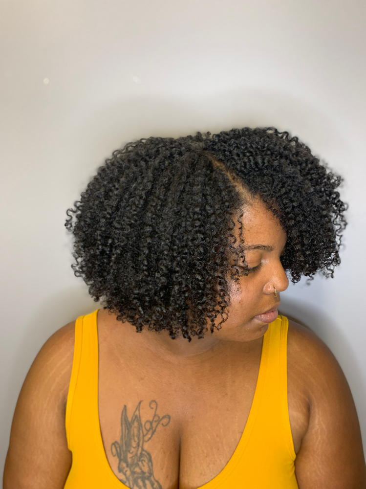 Texture Curl Cut at Texture + Blow Hair Studio in Oak Lawn, IL