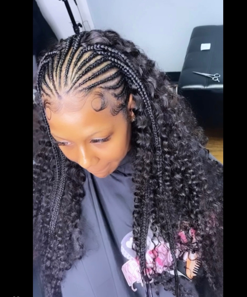Half Sew-in/Half Feedin