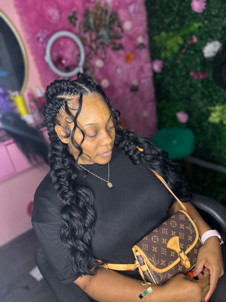 Doll ButterFly Stitch (4 Braids)