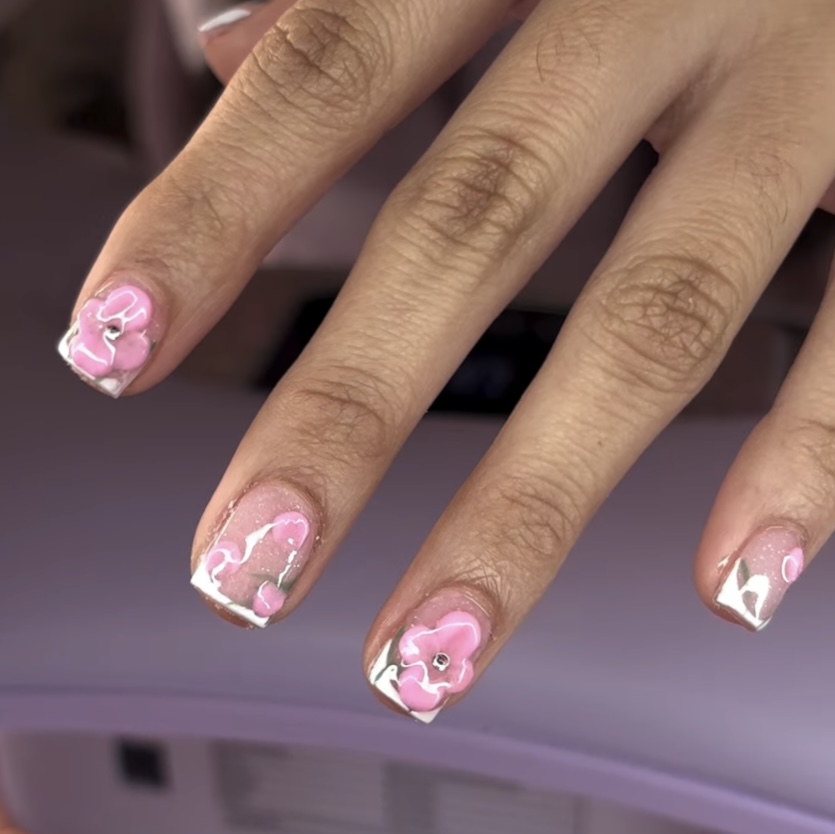 Acrylic Overlay at Gavs.beautybar in Santa Maria, CA