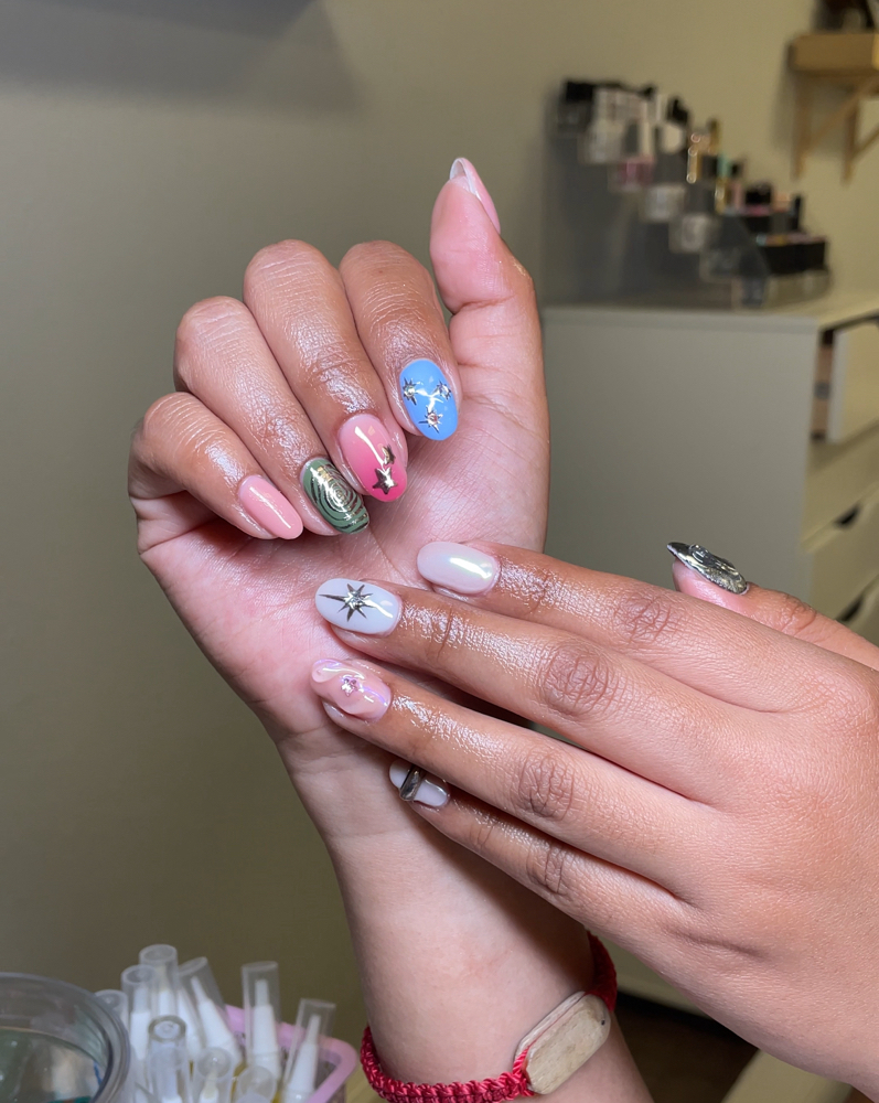 Builder Gel Mani at NAILSWJULI in Sanger, CA