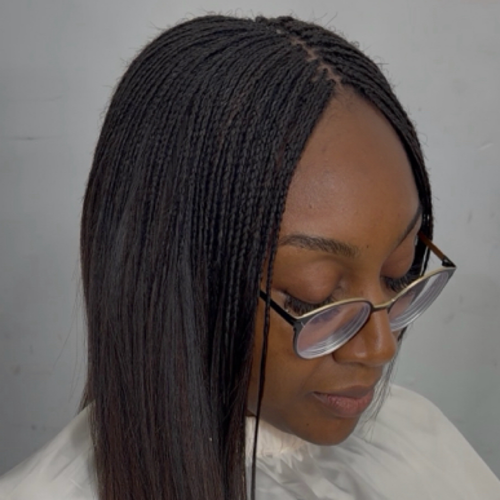 Sew In With Micro Braids at Julienne Moore in California, CA