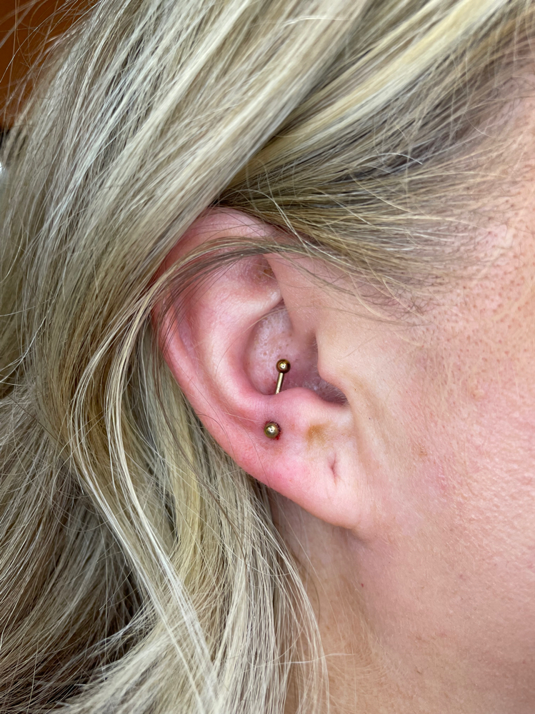 Anti-Tragus Piercing (Age 16+) at Inferno Body Arts in Madison, WI