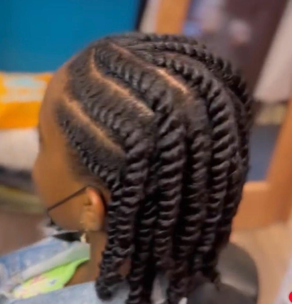 Medium Flat Twists at Hair By Alexicia LLC in Brandywine, MD