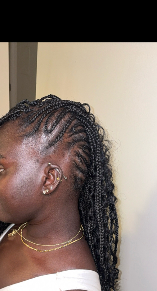 Braided Mohawk /boho at Aaliyah’s Creations in Manchester, NH