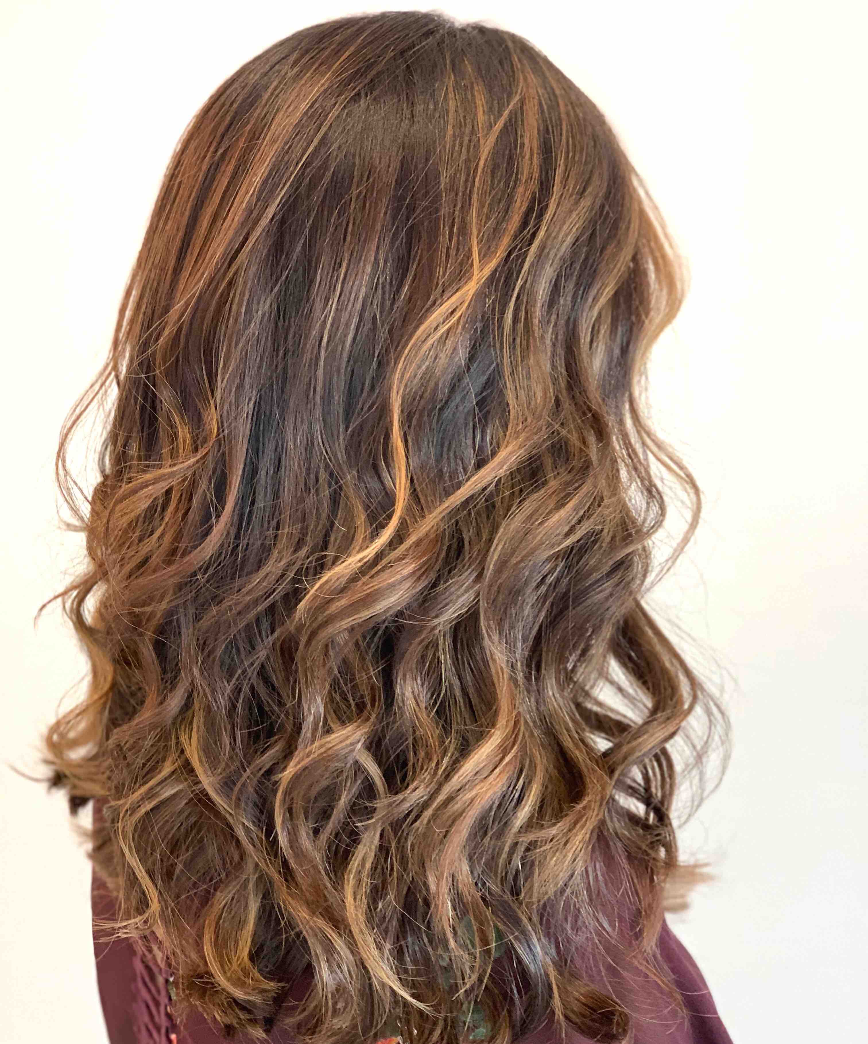 Half Balayage With A Gloss