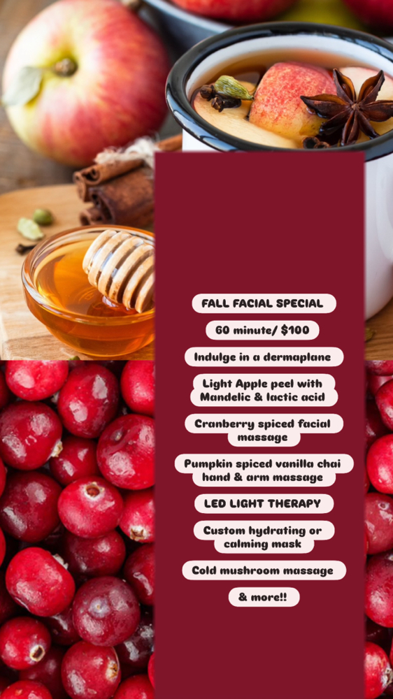 FALL FACIAL SPECIAL 60min