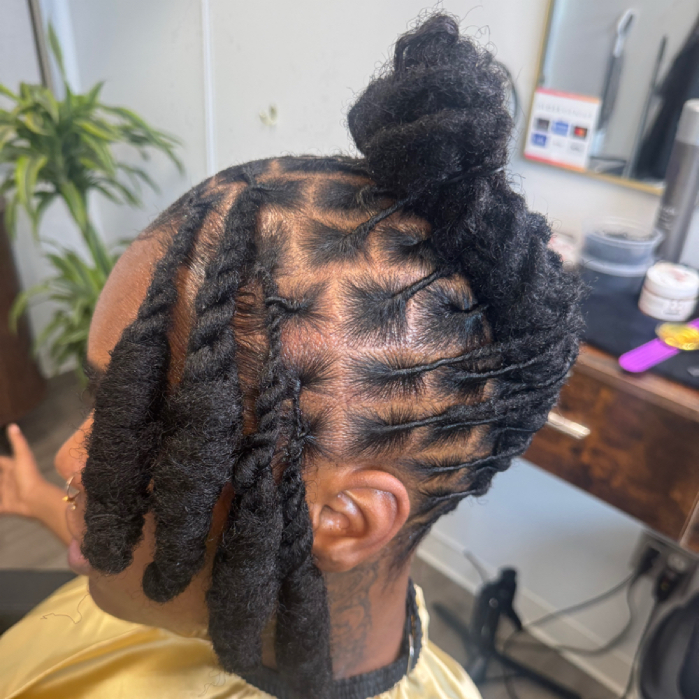 Petal Bun/Up Do at Na'Truely Crown'd in Farmington, MI