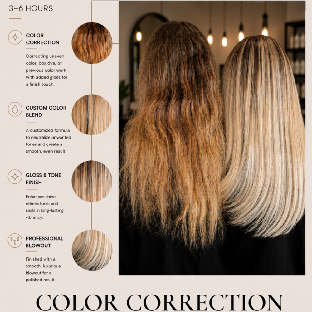Color Correction Transformation at Jenn Rose -Hair Artistry- in Victorville, CA