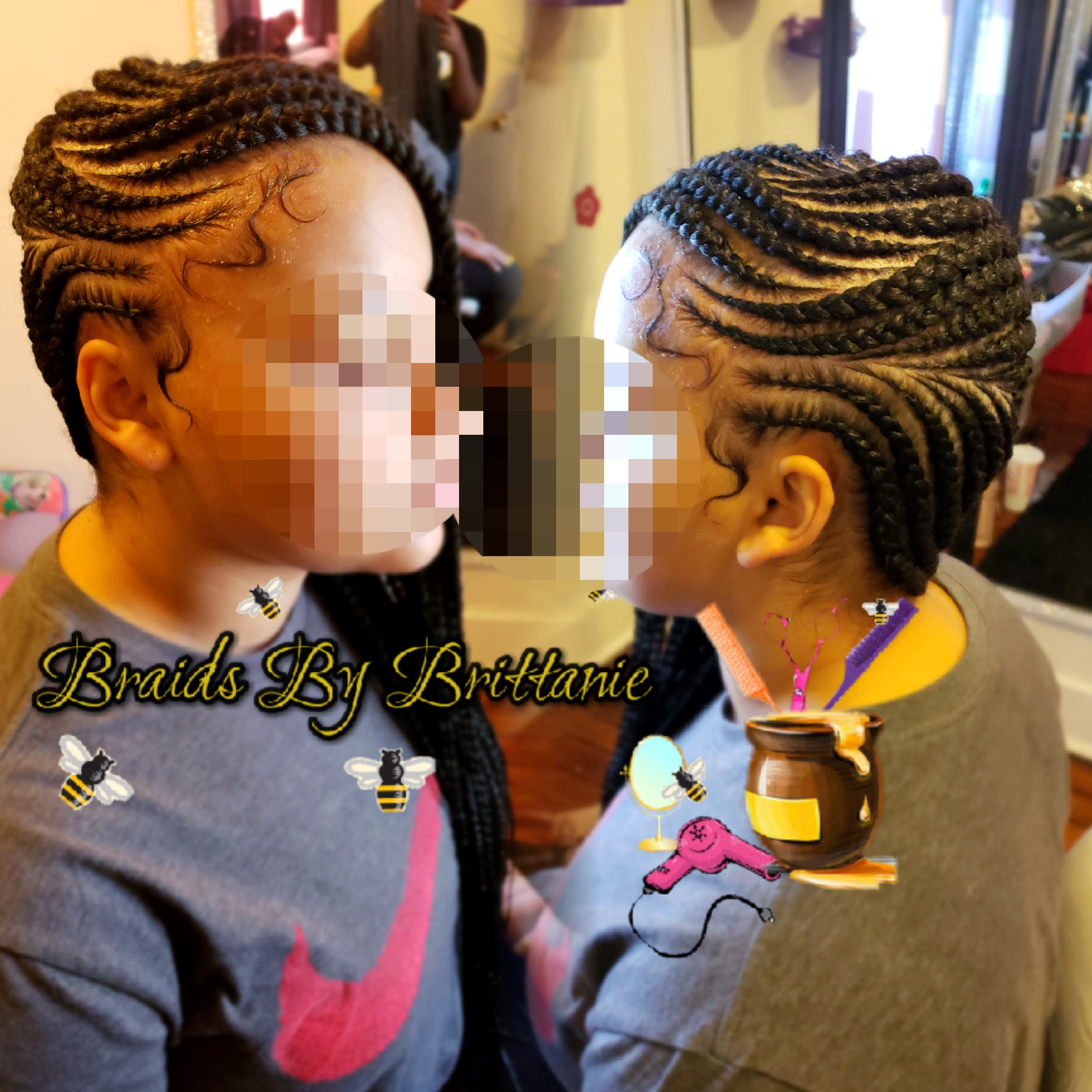 Small Waist Length Lemonade Braids