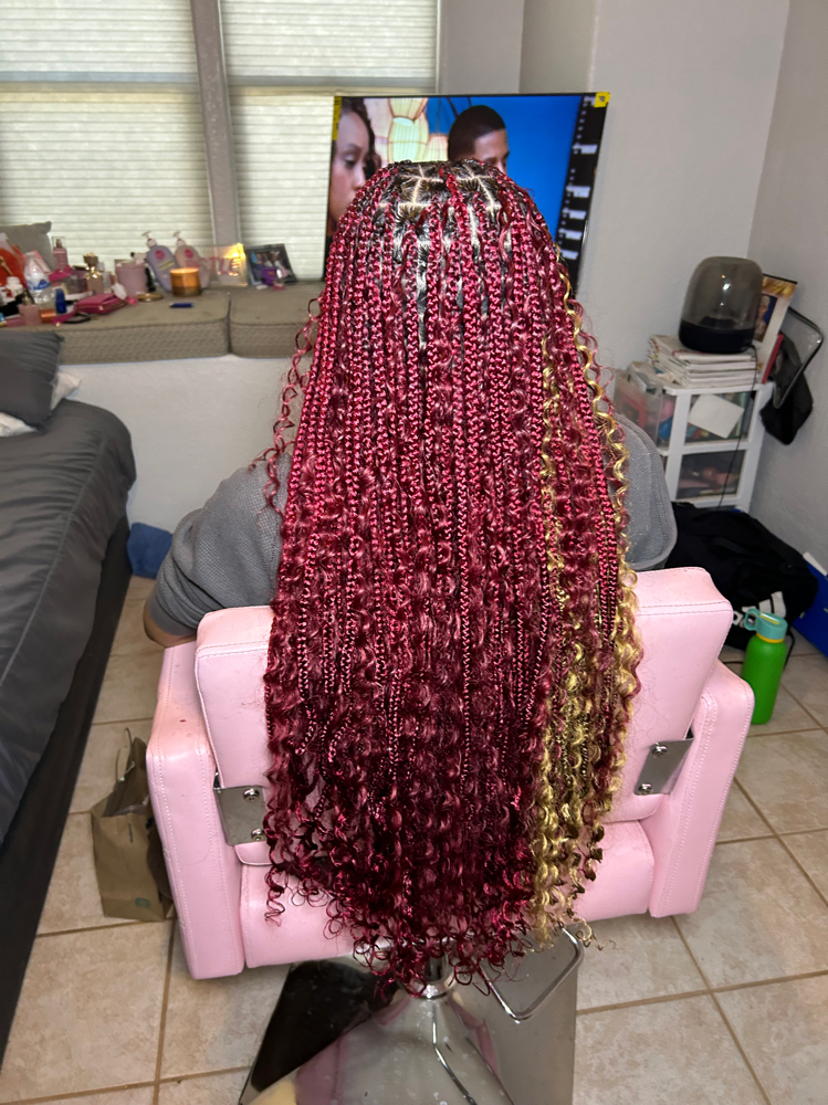 Goddess/Bohemian Knotless at KrossedByKris in Phoenix, AZ