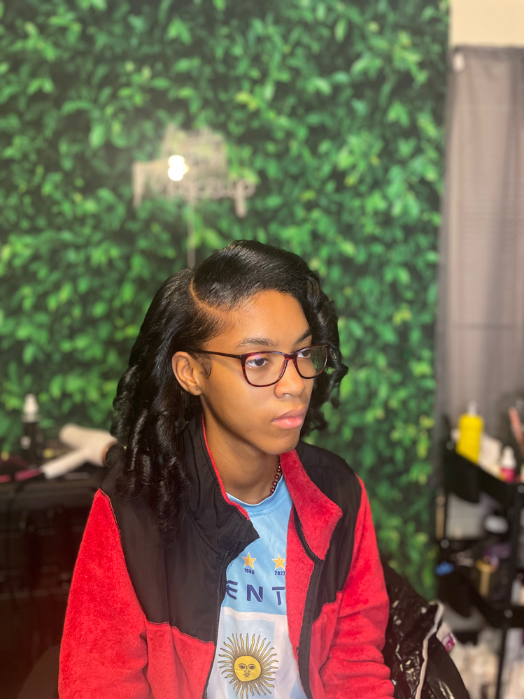 Blow-Outs And Press Or Curls (Kids)
