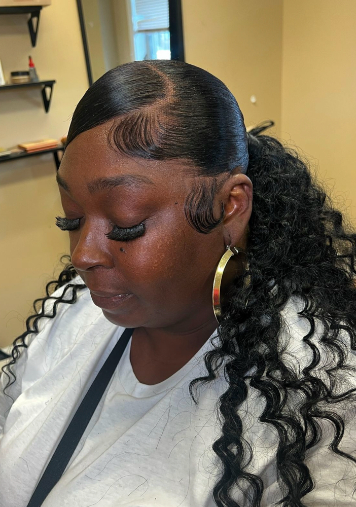 Frontal ponytail