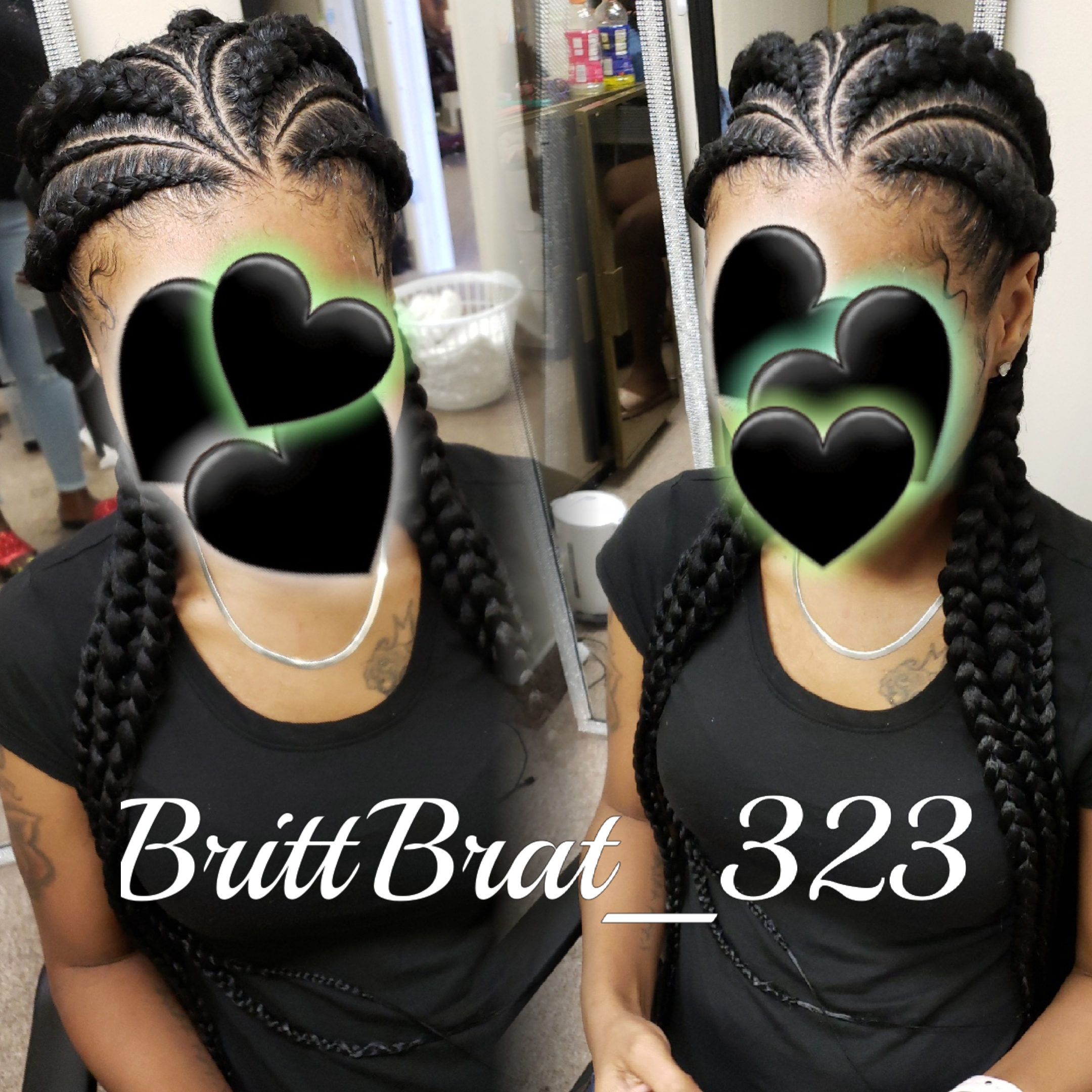 5-10 Feed In Braids (Per Braid)