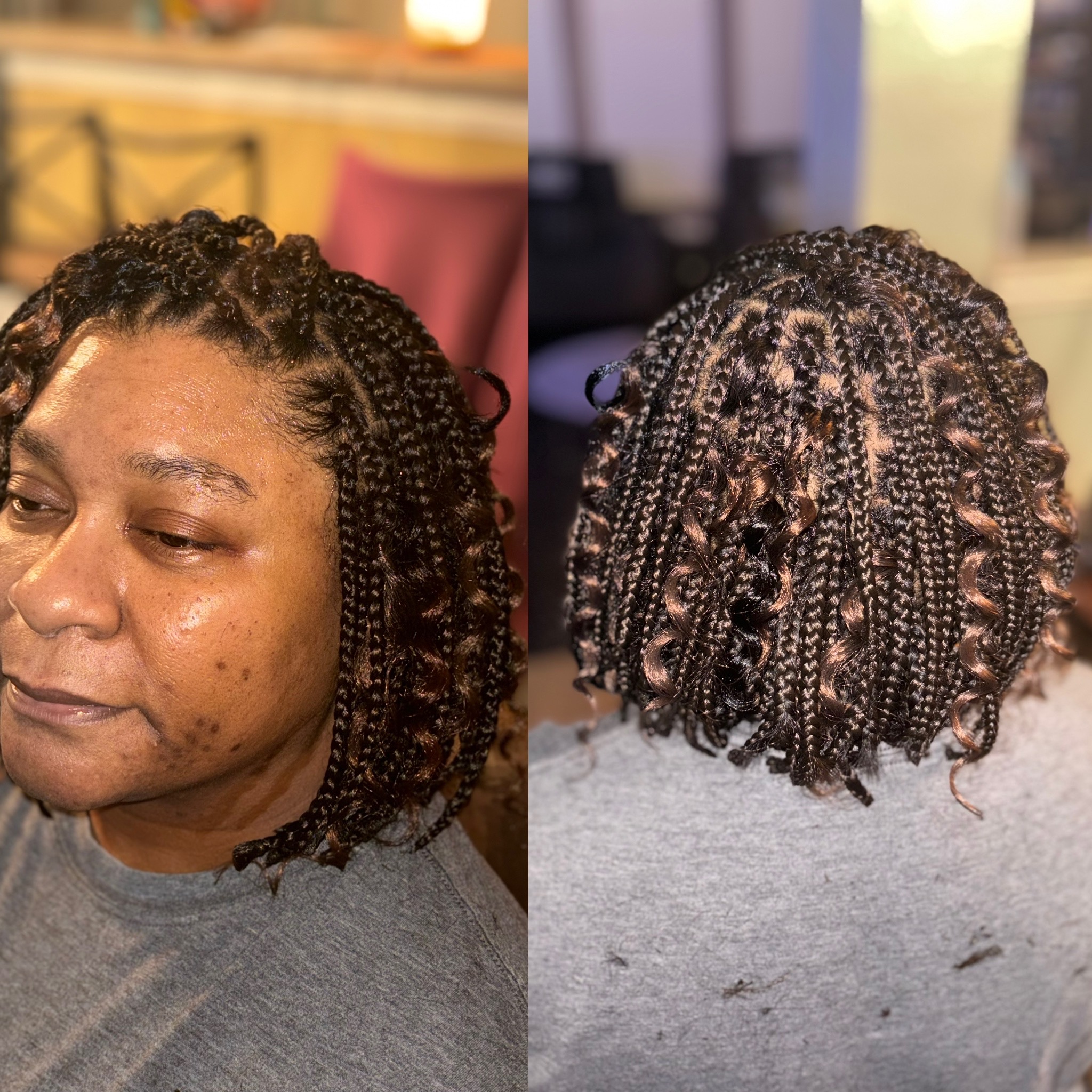 Short Bohemian Braids