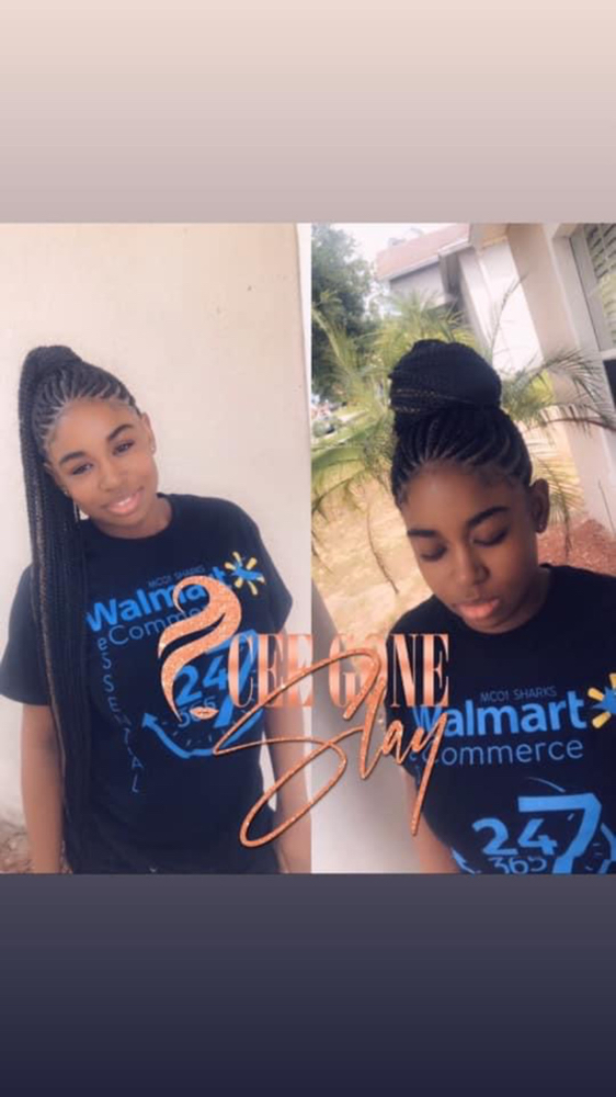 SMed braided Ponytail