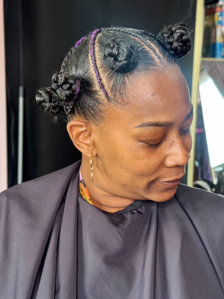 Bantu Knots at Beauty By Tati in Kansas City, KS