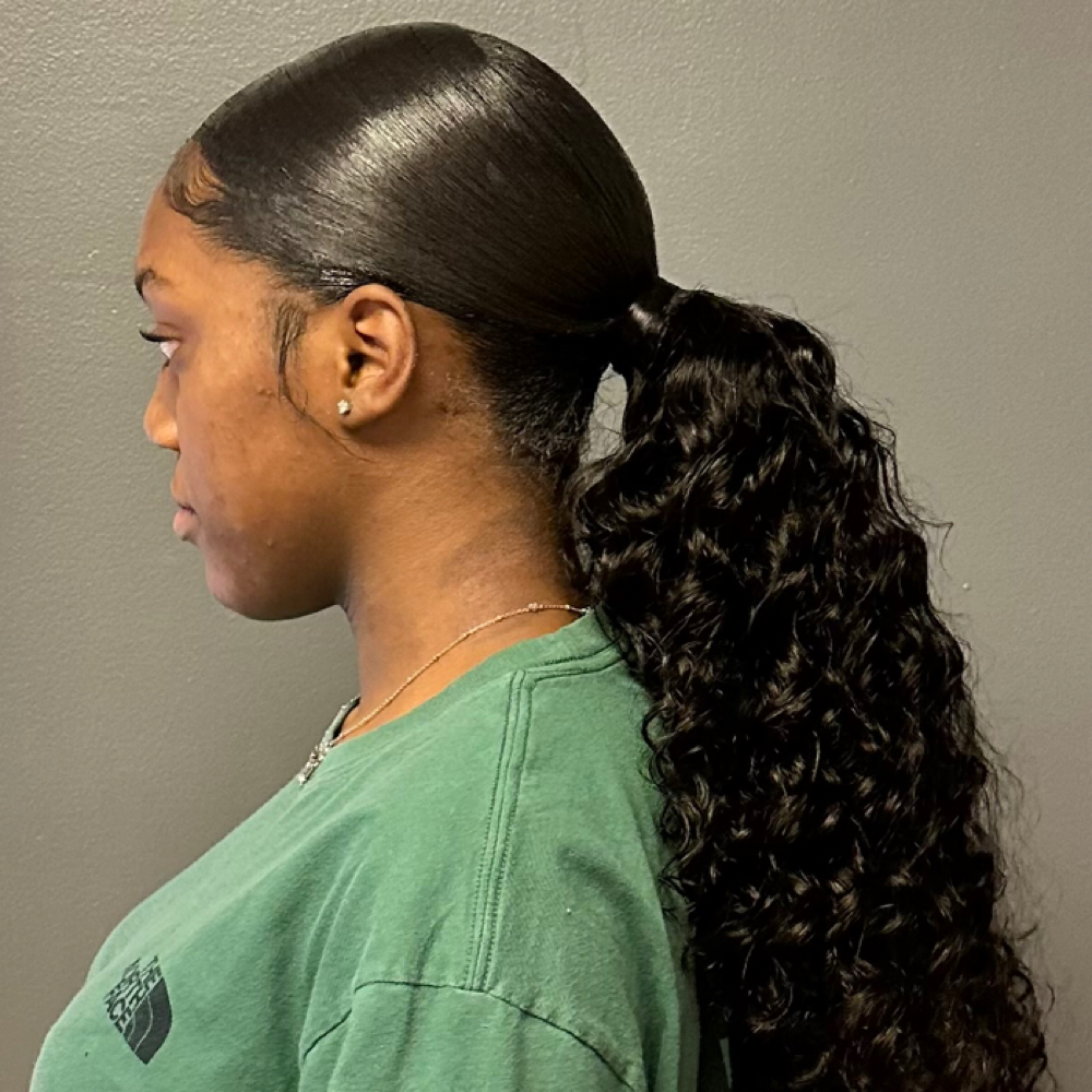 ponytail at Birds Braiding Boutique in Newnan, GA