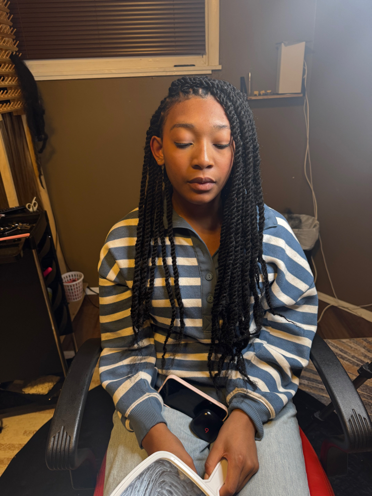 Cuban Twist Over Locs at Preciousstylez in Pittsburgh, PA