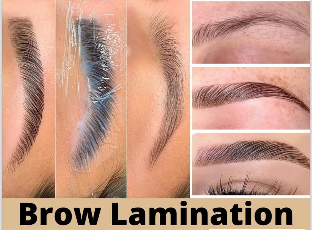 Brow Lamination ( Wax - Tinting )