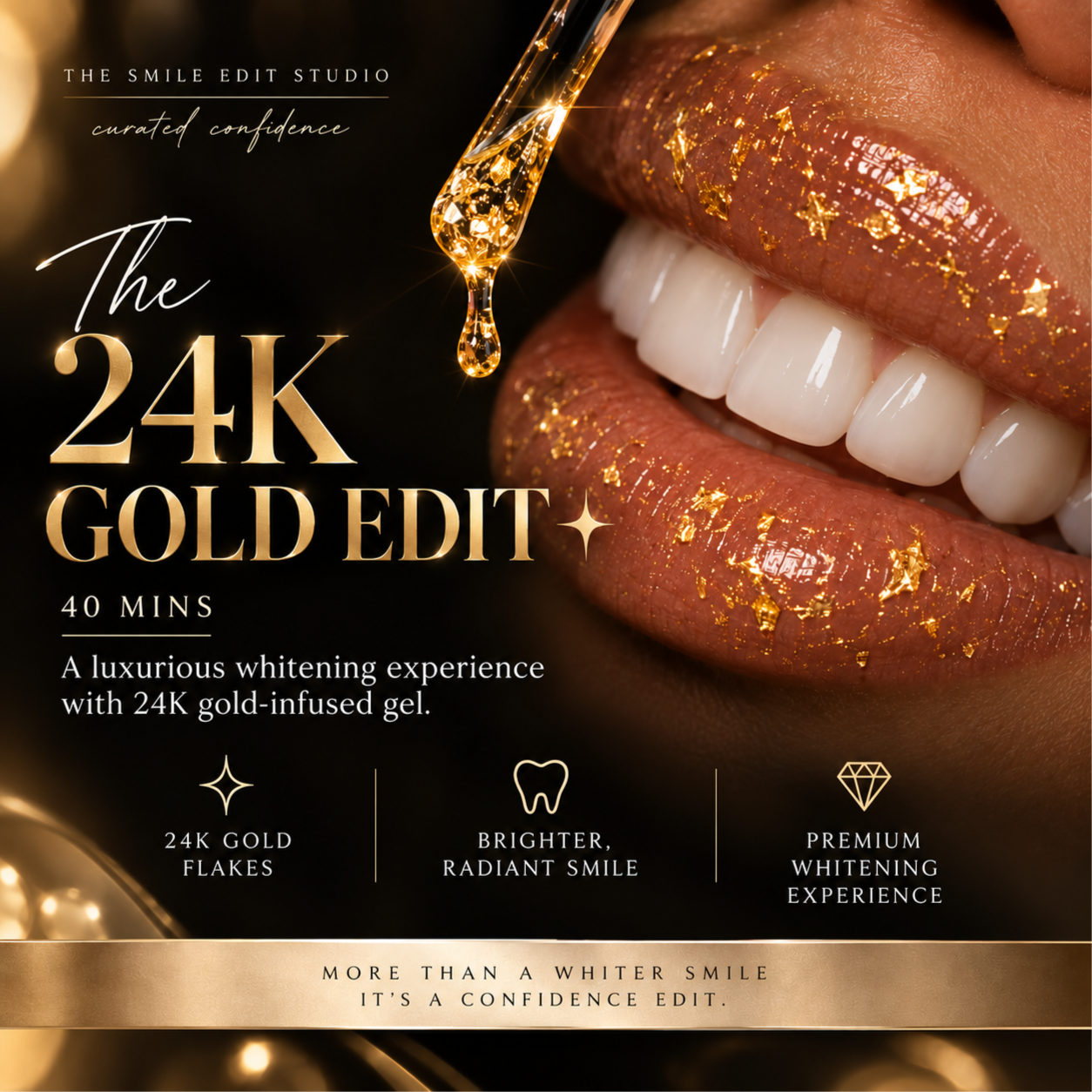 The 24K Gold Edit at The Smile Edit Studio in El Paso, TX
