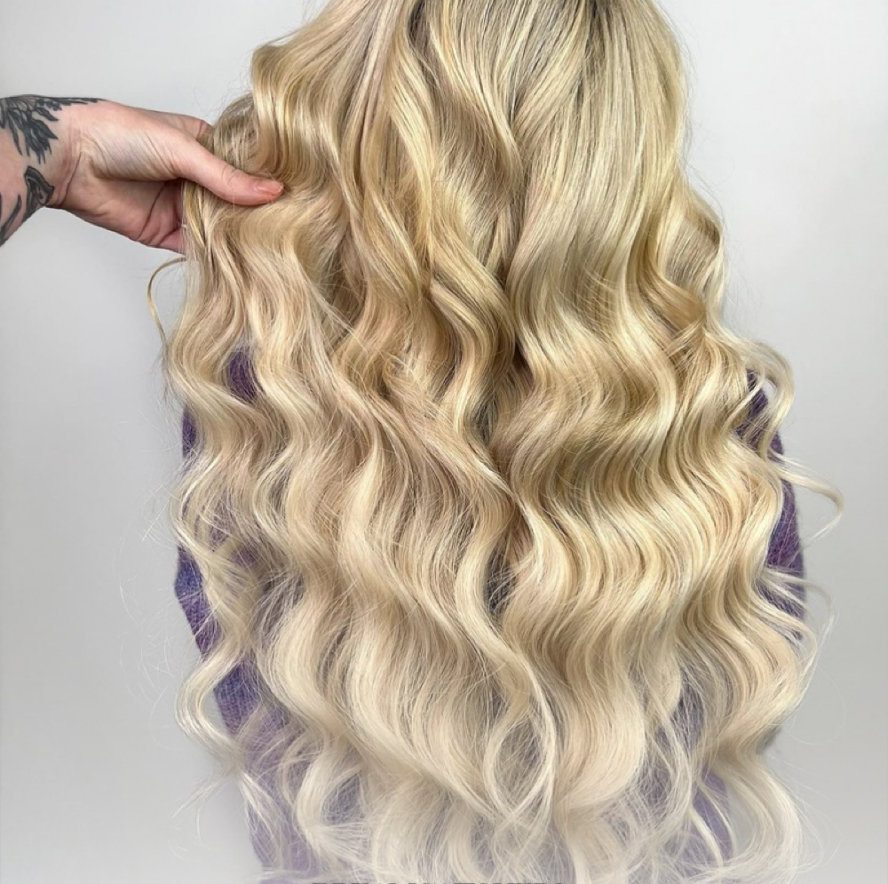 Hair extensions at Lu Hair Salon and Barbershop in South Elgin, IL
