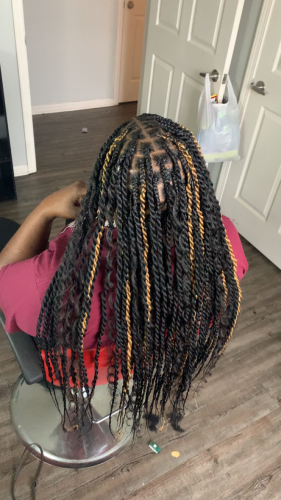 Small Island Twist at Hair Hustlaaa! in Humphrey, AR