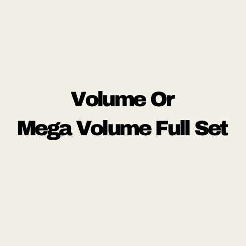 Volume Or Mega Volume Full Set