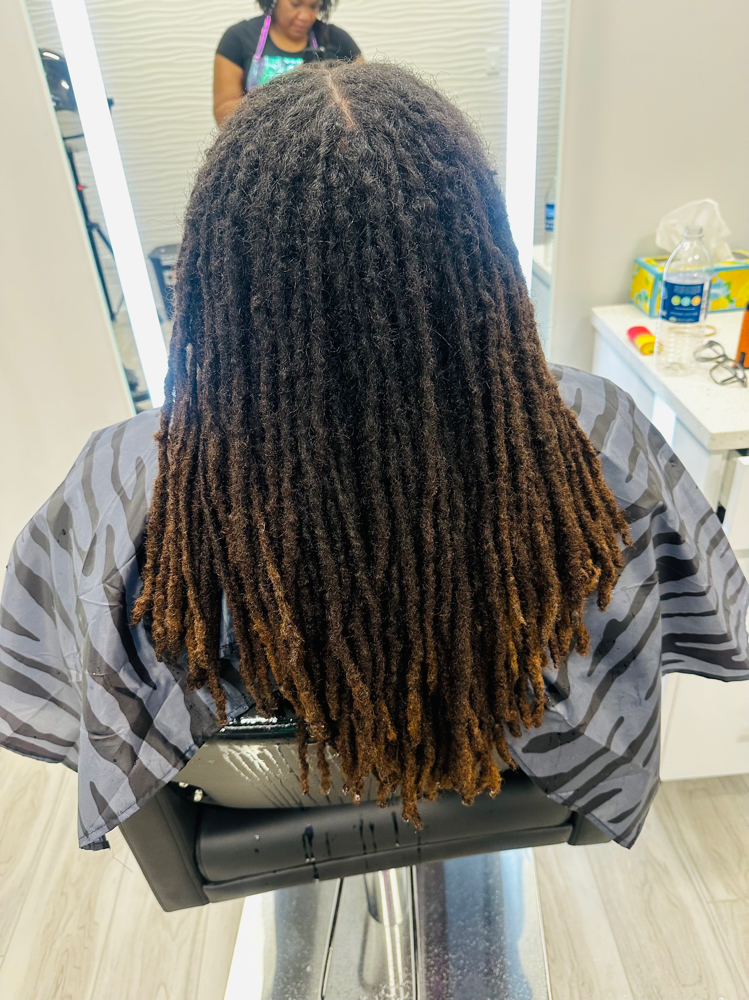 Loc Retwist (Shoulder Length)