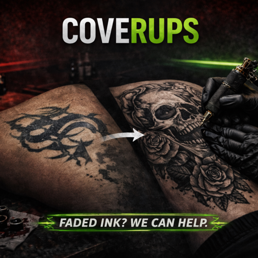 Coverup Tattoos at Dallas Sloan in Pontoon Beach, IL