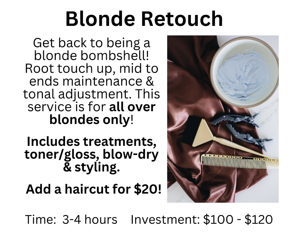 Blonde Retouch