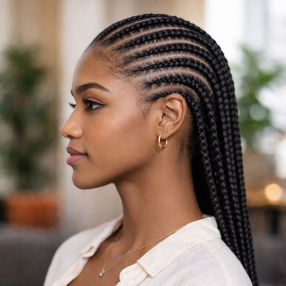Fulani Braids (Medium) at G'Nels  Braids Studio in LYNNWOOD, WA