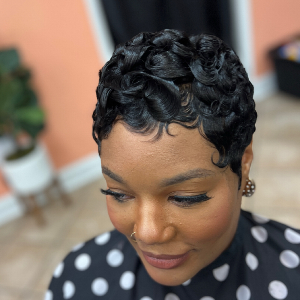 Pixie Shampoo and Specialty Style at Kia Beauty in Columbus, GA