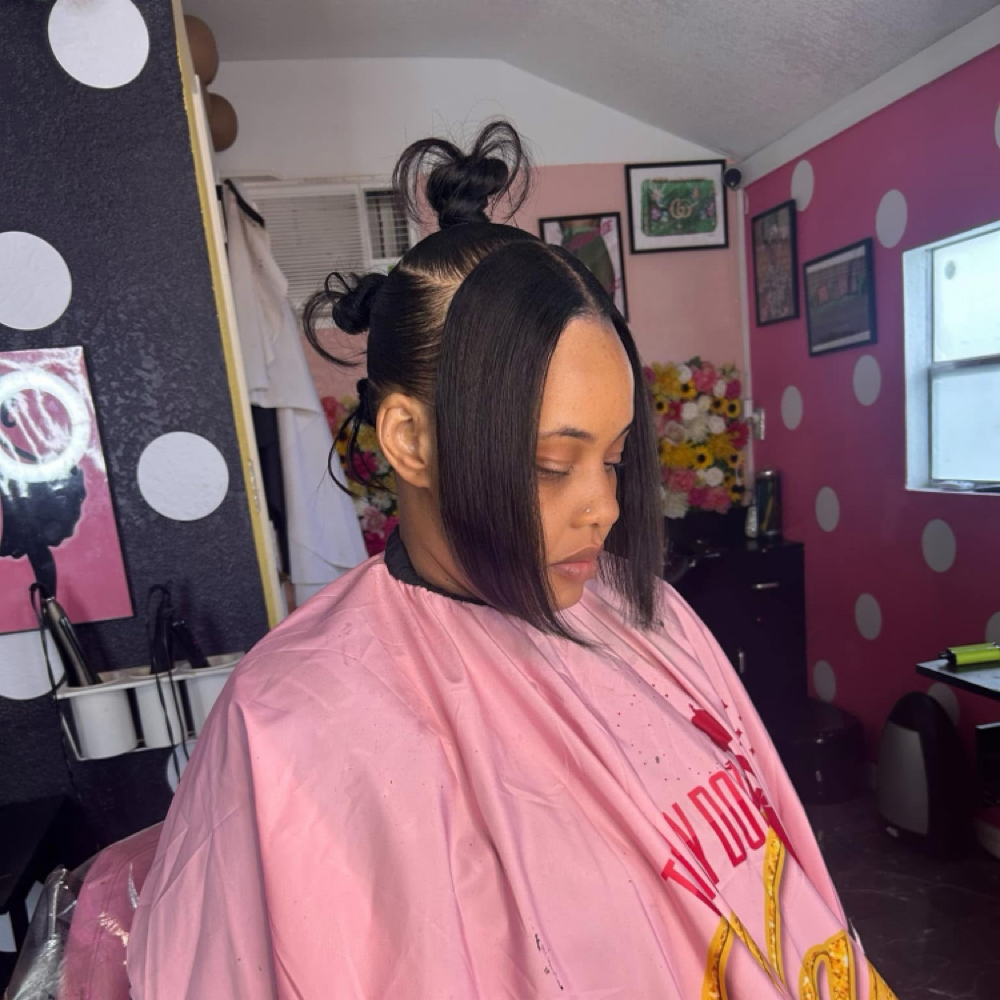 Sleek Ponytail (relaxed hair Only) at The Babydoll Way in Lakeland, FL