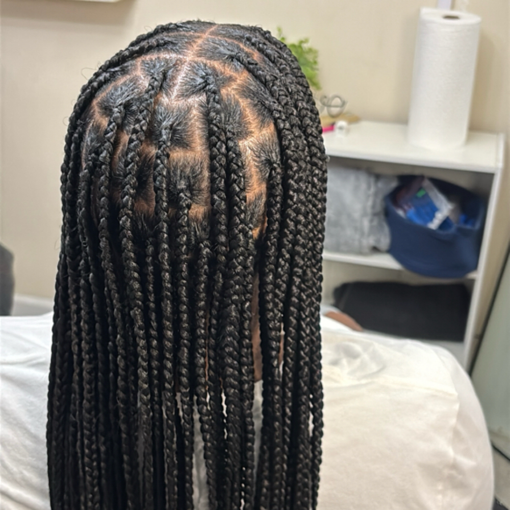 Medium Knotless - Butt Length at Knotless By Mya in union city, GA