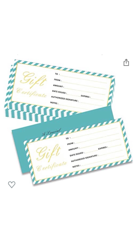 Hybird Set Gift Certificate