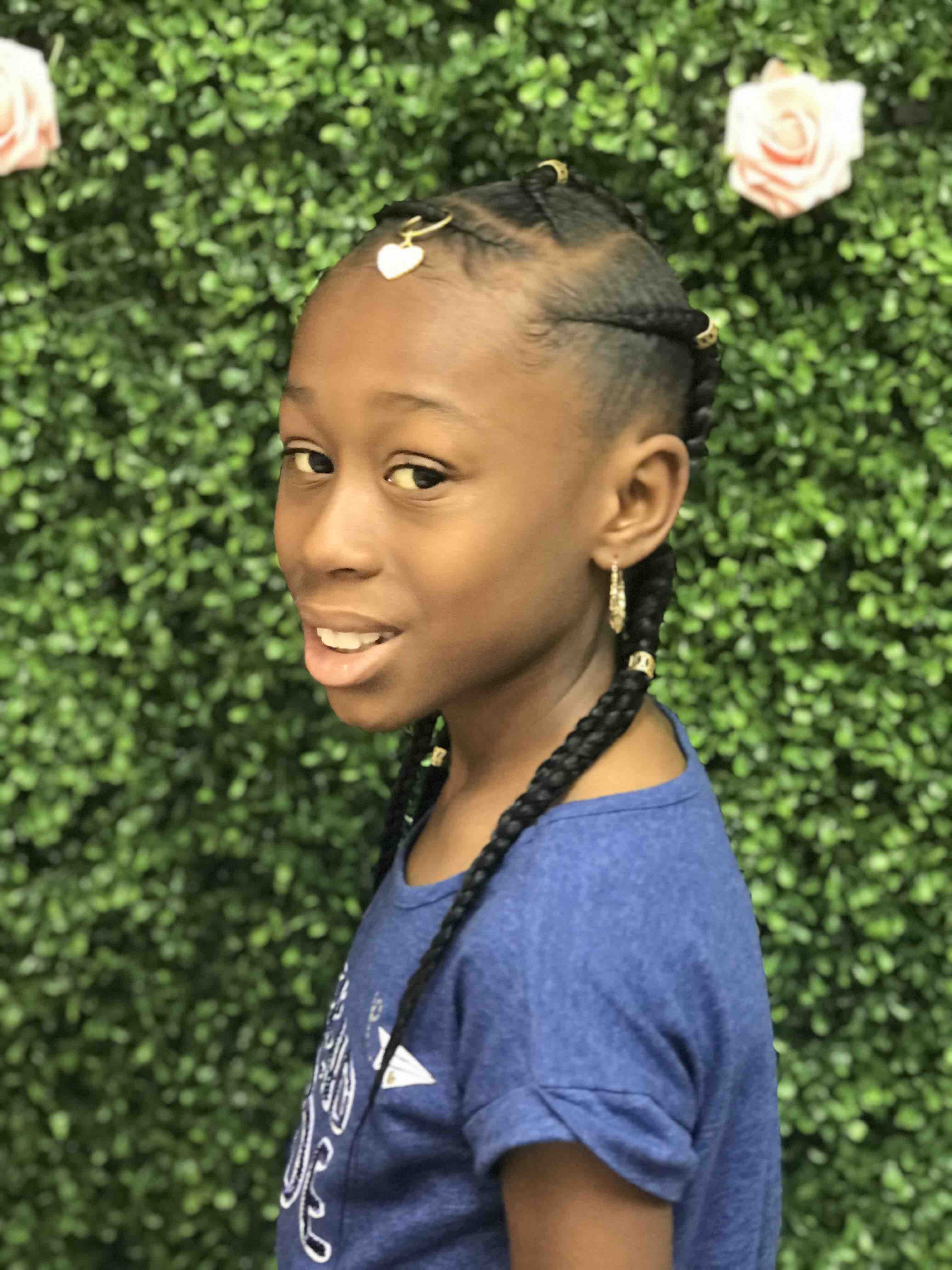 Kid Feed Ins 2-4 Braids Age:3-9