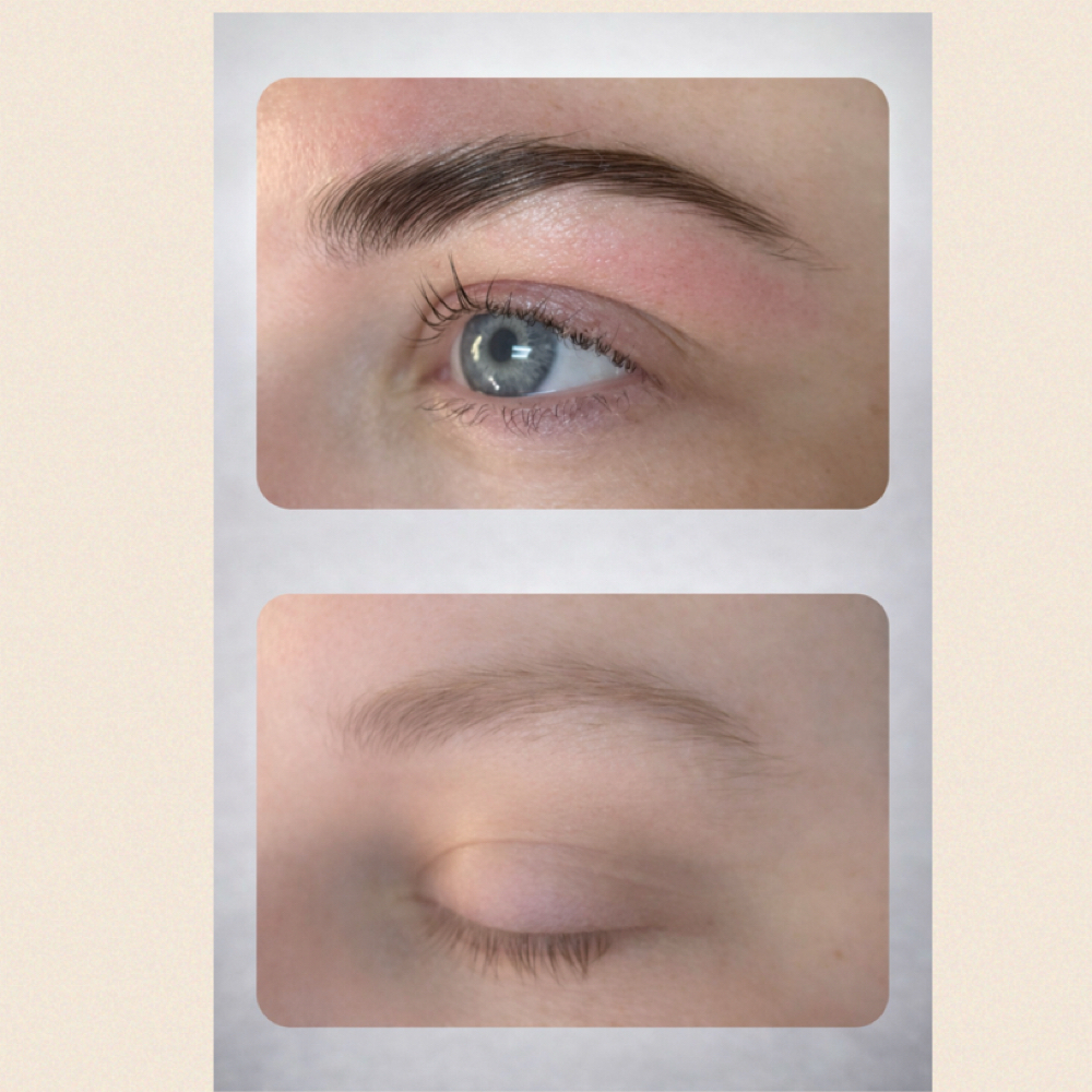 Brow lamination at NatureBeauty Skincare By Haley in Farmer City, IL