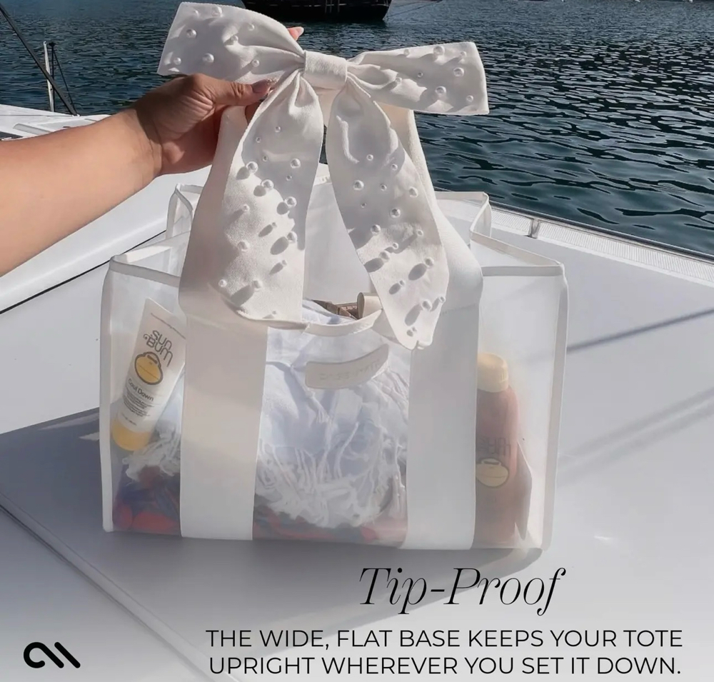 Pearl & Bow Beauty Bag